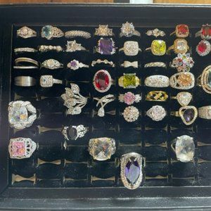 FLAT OF COSTUME/STATEMENT RINGS
